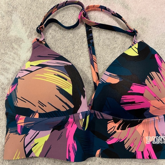 Like New Pink Victoria Secret Bonded  Bralette - Picture 3 of 8